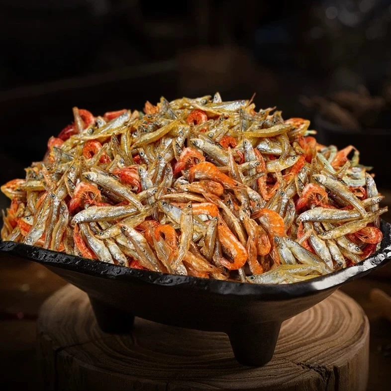 统美食鱼虾杂干 天然淡晒 鱼虾干货顺丰冷链直发包邮