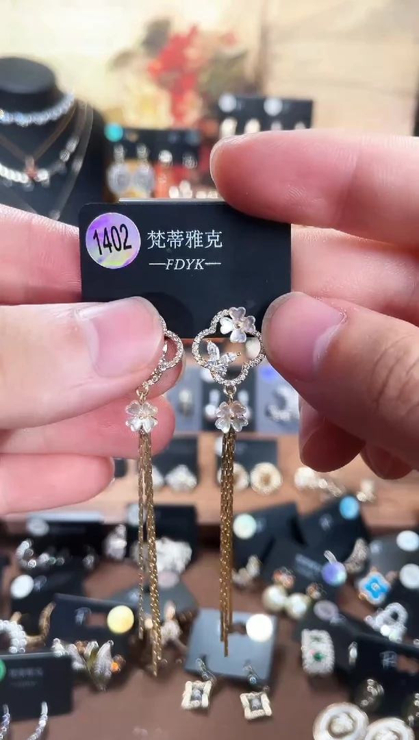 合金925银锆石梵1402