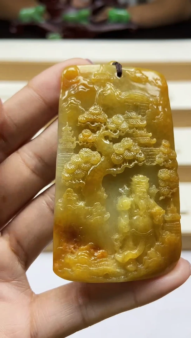 未镶嵌挂件翡翠翡翠A货