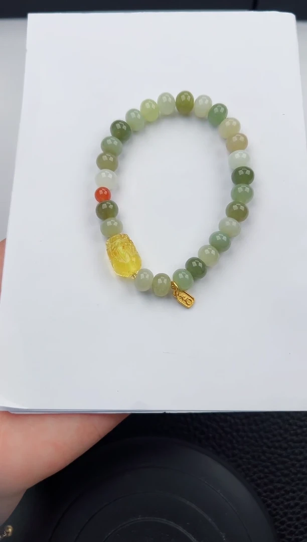 【闪购商品】和田玉手链未镶嵌88微色差T555