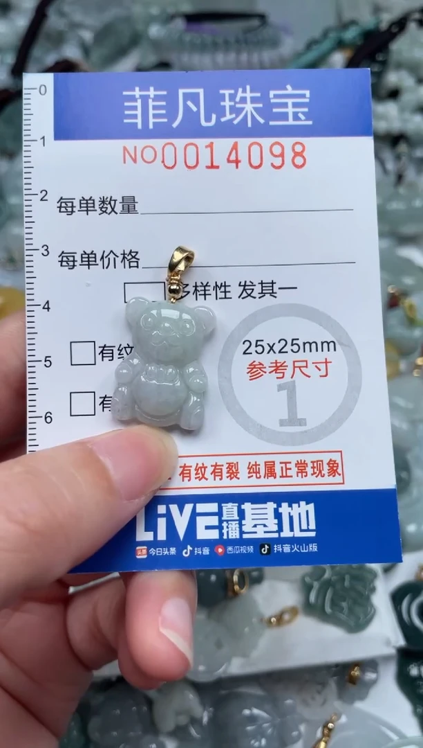 颈饰未镶嵌翡翠14098