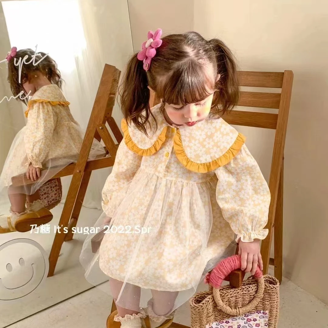 太阳花儿童纱裙可爱公主风