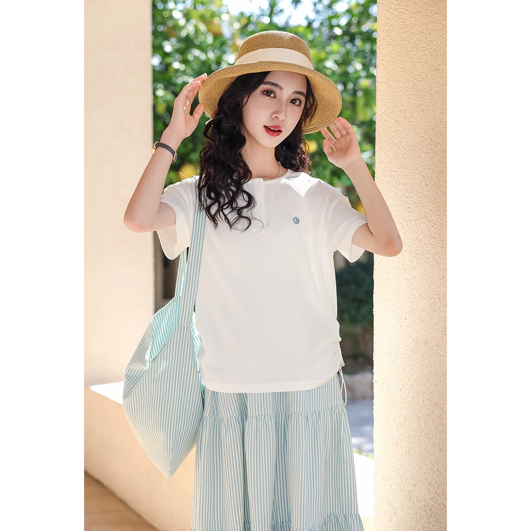 【断码特价】骄骄虎女童夏季薄款套装裙2025夏季女大童学生两件套