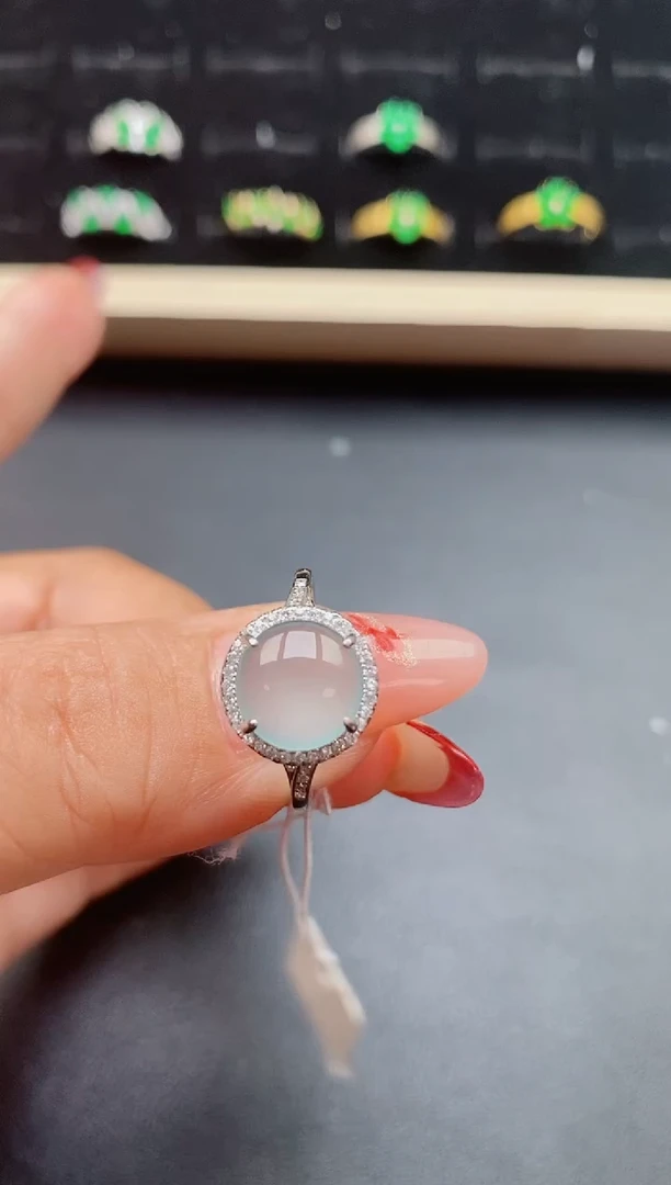 【闪购商品】翡翠戒指银S925镶嵌1321321