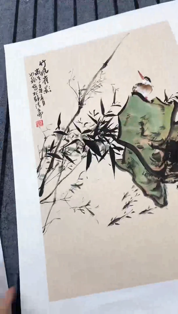 精品国画花鸟作品