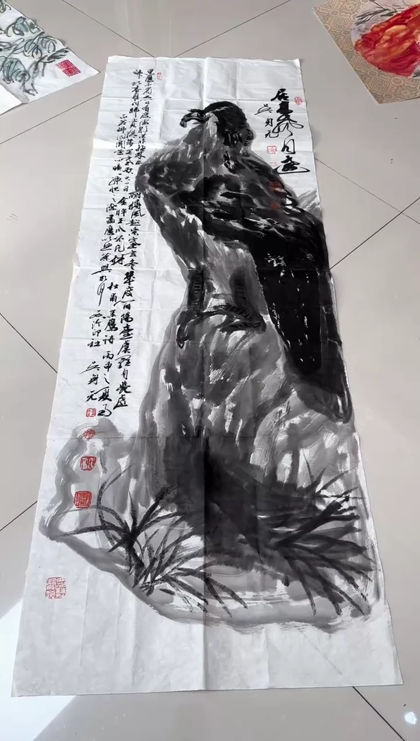 国画强*。吴身元老师国画作品