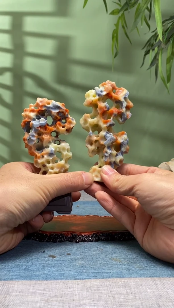 石材衡*?树脂底座 石头是浙江青田石