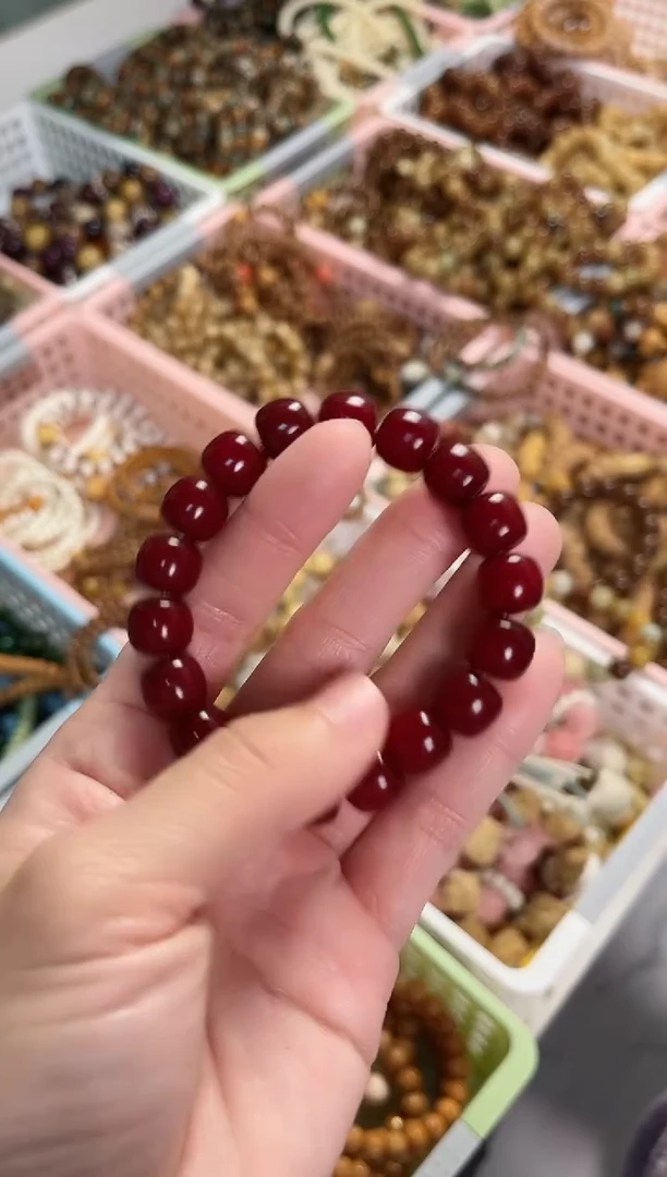 【闪购商品】菩提根/象牙果手串车厘子红单圈