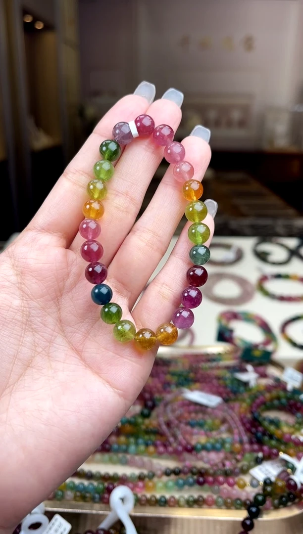 【闪购商品】碧玺/未镶嵌7mm+碧玺单圈多样性发货