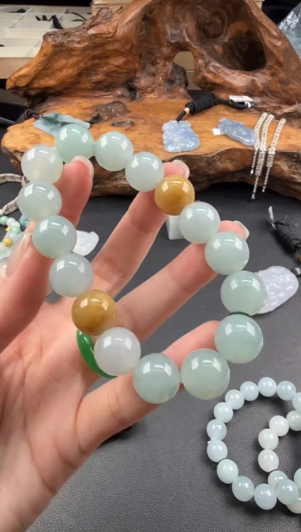 未镶嵌手串翡翠翡翠饰品-159