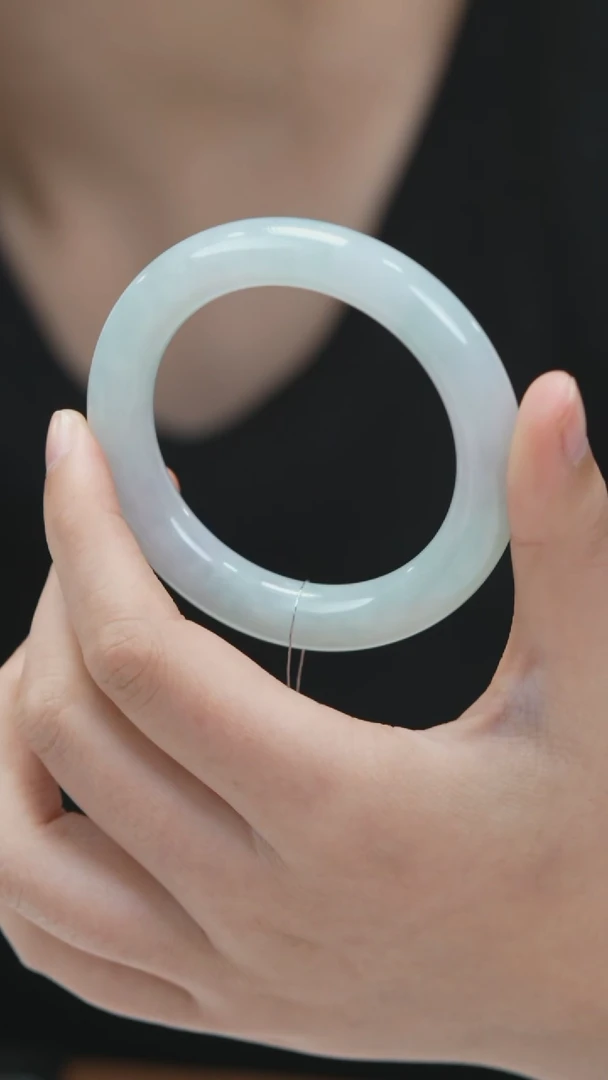 未镶嵌手镯翡翠圆条w0344