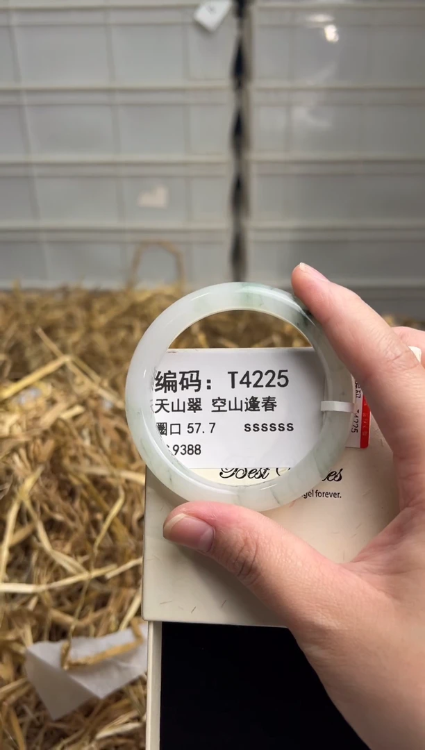 未镶嵌手镯石英质玉T4225