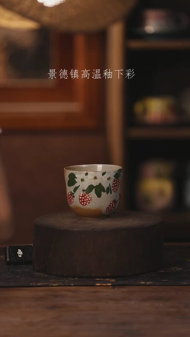 陶瓷景德镇高温釉下手绘陶瓷443
