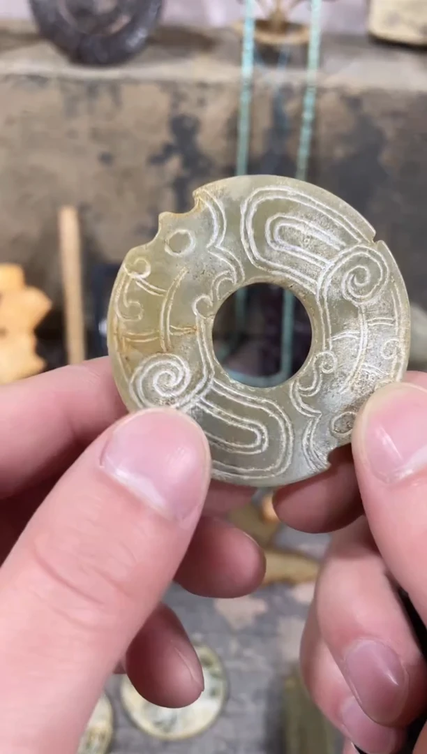 未镶嵌和田玉（糖玉）挂件子**木1