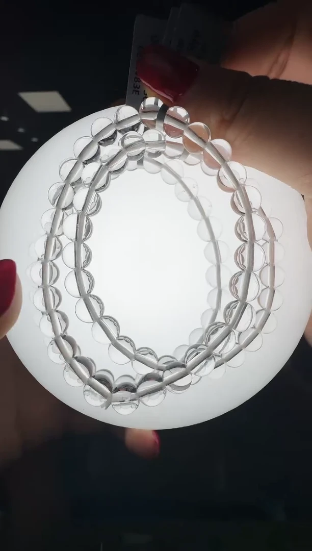 水晶手链未镶嵌6795CK 约7mm多样式发一件