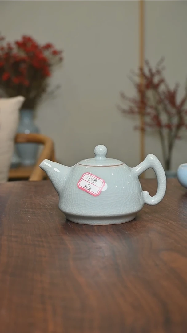 【闪购商品】其他37#竹节壶微瑕粉青釉 朱家款