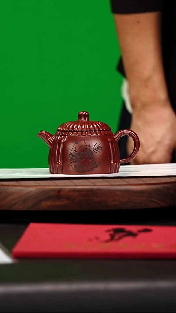 宜兴原矿高端紫砂   朱泥200CC