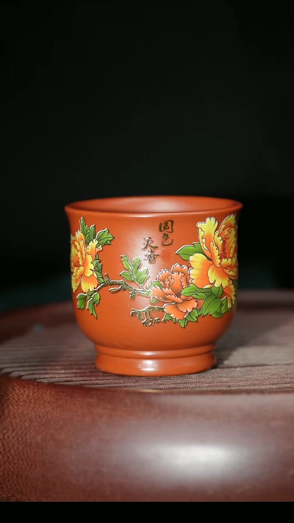 茶杯紫砂宜兴紫砂主人杯福利放漏