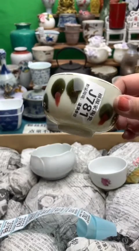 【闪购商品】盖碗海外回流瓷器