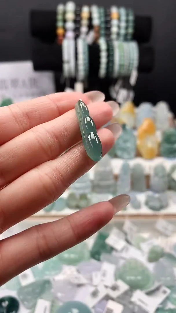 吊坠(不含链)未镶嵌翡翠94福豆