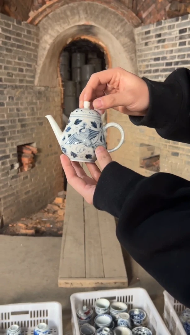 杯子陶景德镇全手工手绘瓷器！