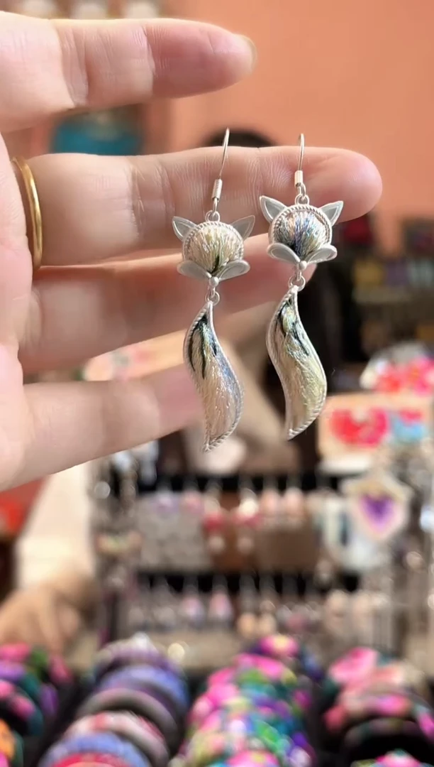 织绣艺枝独绣老绣饰品54