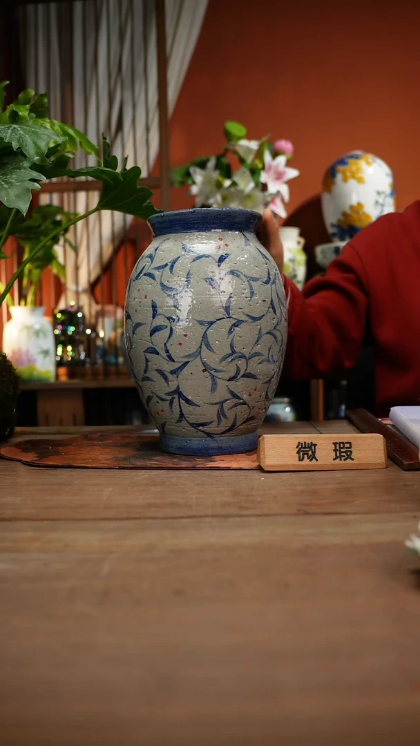 当代高温釉下彩手绘陶瓷餐具