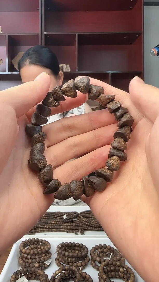 沉香手串树钉沉水14g一物一拍