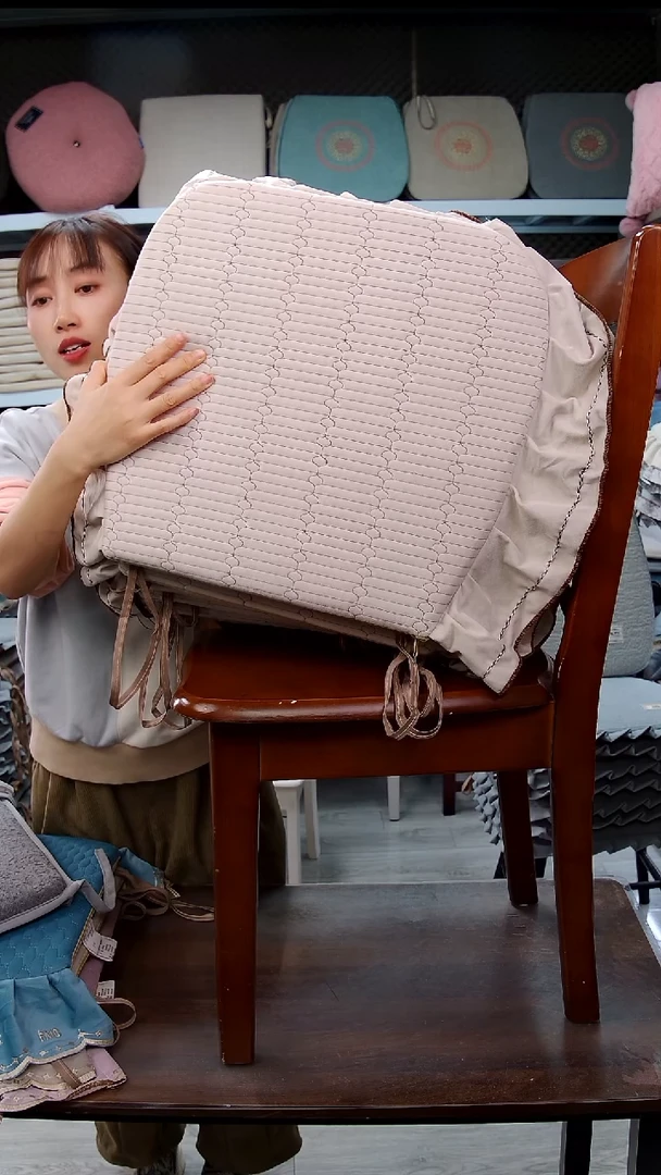 布竹节绒布宽边：米色6个