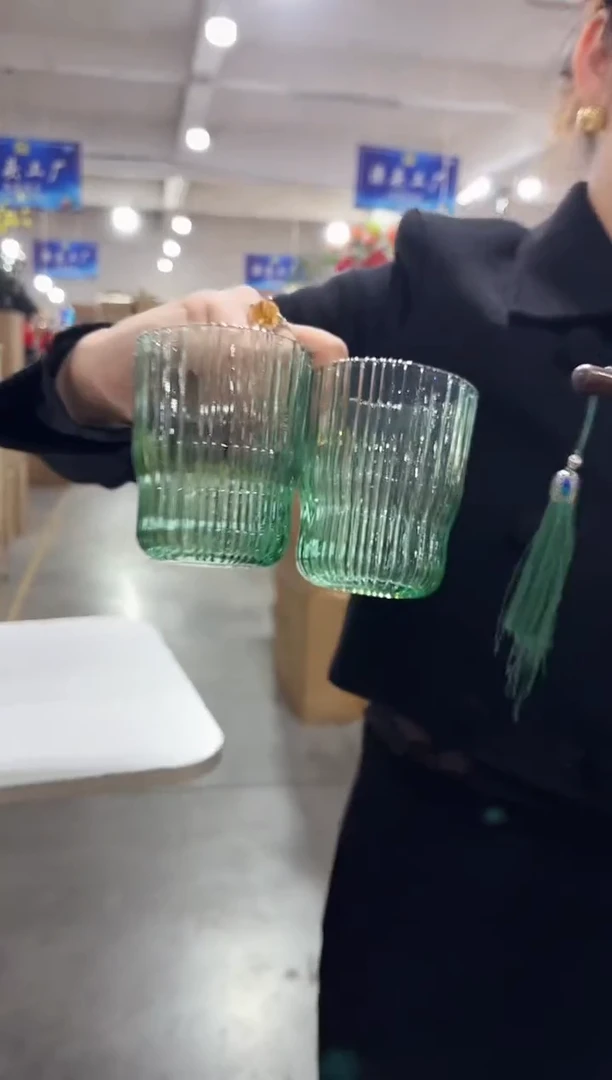 【闪购商品】玻璃私花贸易祁祁-微瑕--WK23N一对