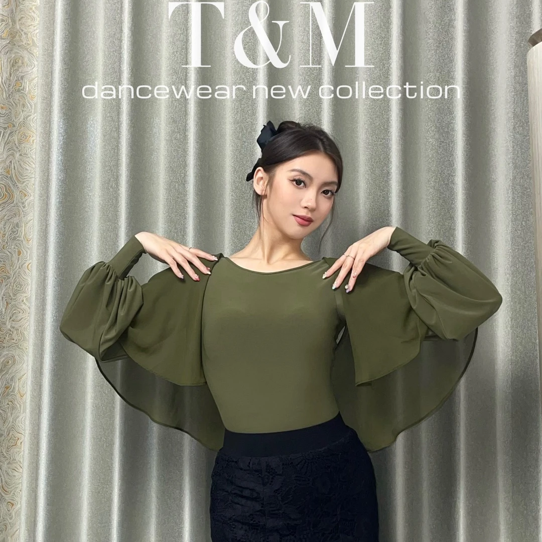 T&M Dancewear ｜花朝意｜优雅气质摩登舞上衣