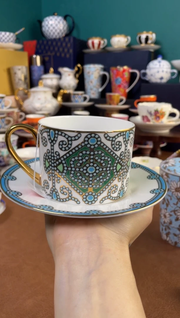 高端礼品（IPF家）铃兰杯碟-QL