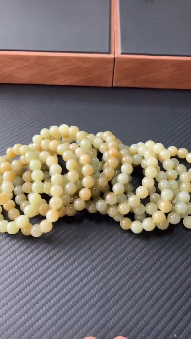 手串未镶嵌和田玉若羌微色差卡10J多样性发货拍一发一