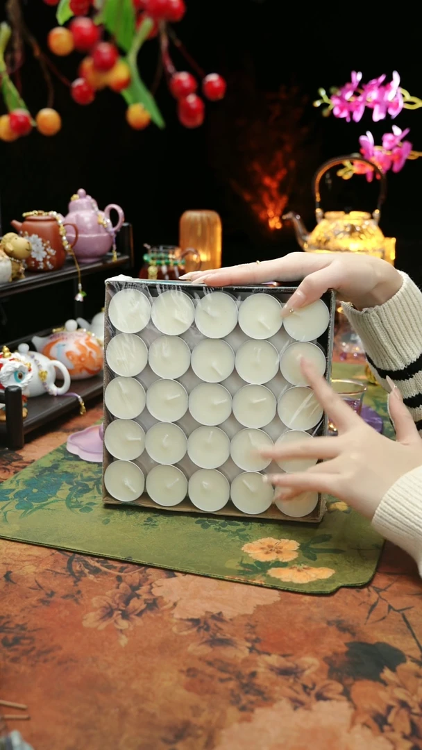 【闪购商品】植物蜡烛4小时100颗茶蜡