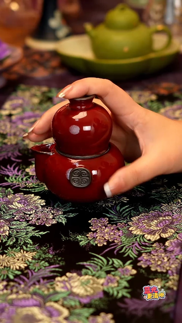 故宫红葫芦一壶两杯········