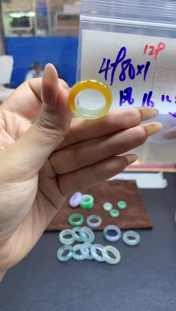 未镶嵌定制翡翠风**龙戒圈#4980元-毛货需精细抛光