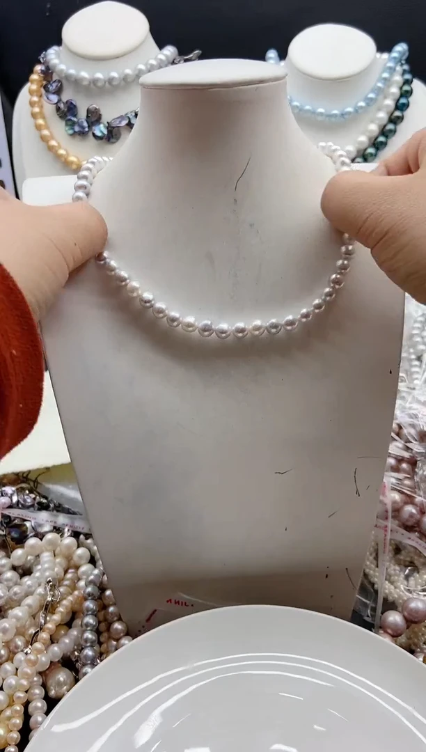 淡水珍珠未镶嵌颈饰1