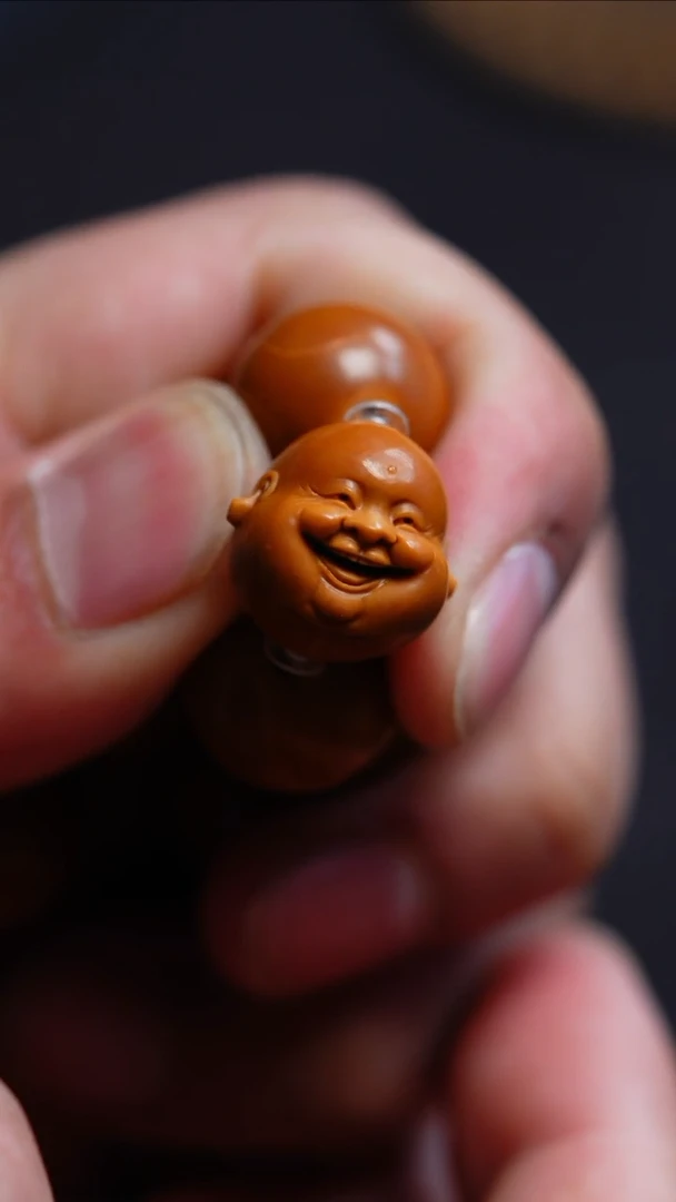 【闪购商品】橄榄核手串/手链1.5李俊笑佛单颗
