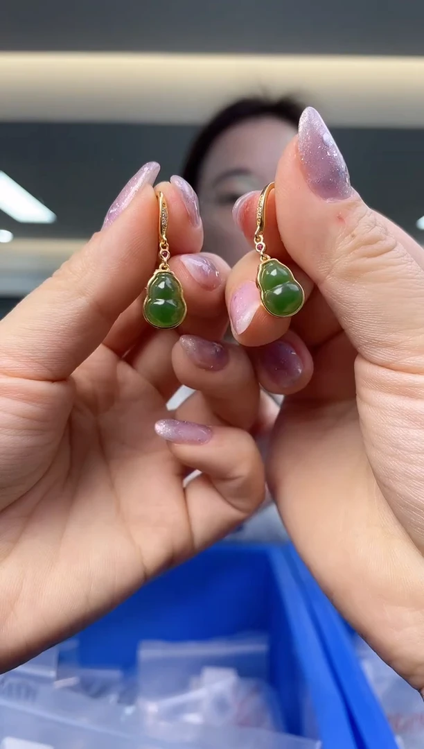 【闪购商品】和田玉`银S925镶嵌（多样性发一件）