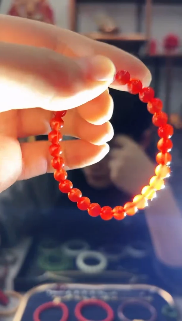 【闪购商品】玛瑙/玉髓手链未镶嵌手串-511406