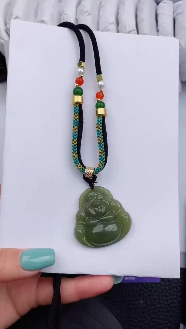 【闪购商品】和田玉吊坠(赠链)未镶嵌033微色差T佛公