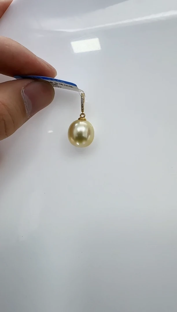 【闪购商品】海水珍珠DA银S925镶嵌吊坠12 v2707