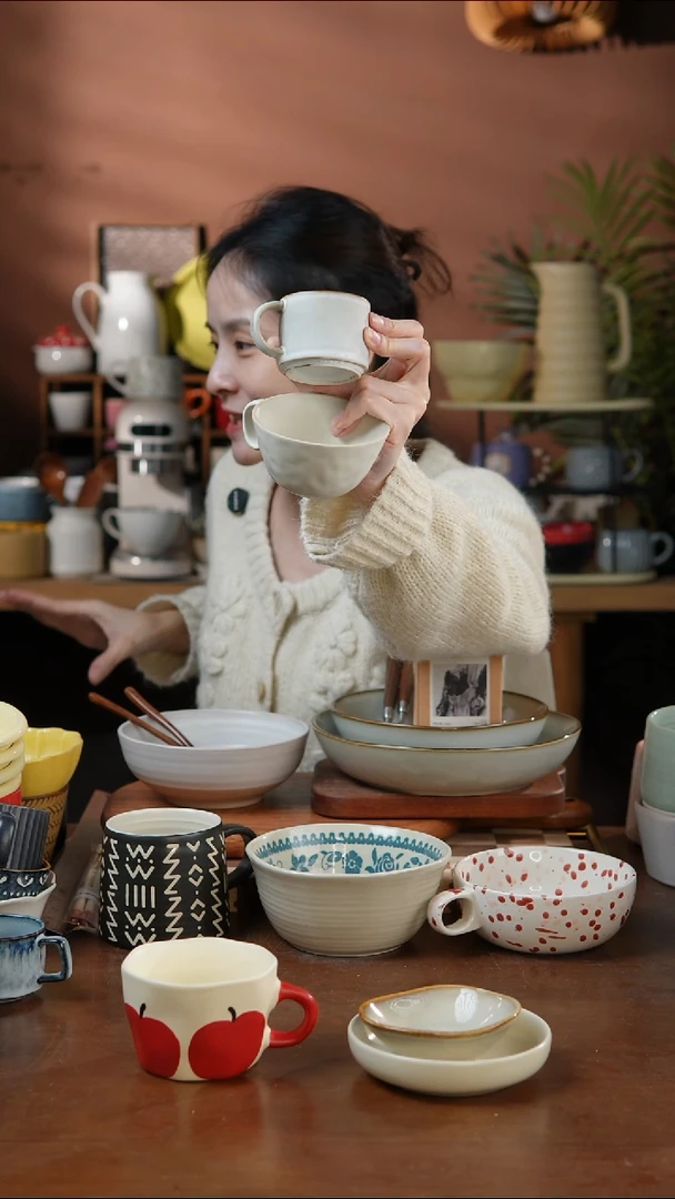 瓷片2个装 小水杯  微瑕 凑满20发货