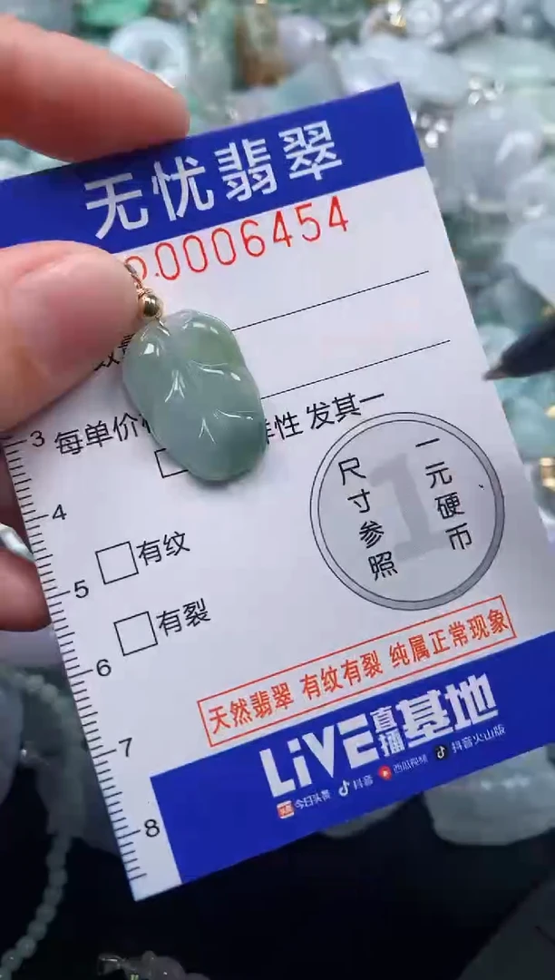 颈饰未镶嵌翡翠6454