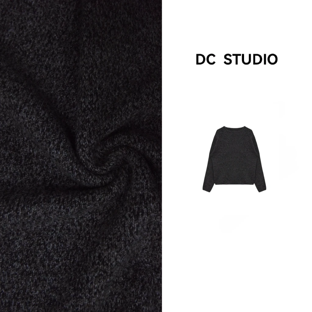 DC STUDIO【山不让尘】2024秋冬新款时尚百搭纯色保暖女士羊毛衫