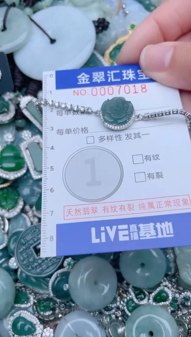 【闪购商品】翡翠颈饰未镶嵌7018.......1