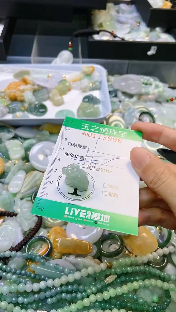 翡翠未镶嵌颈饰闪购0113996