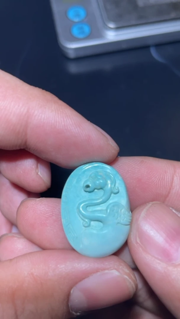 【闪购商品】绿松石雕件未镶嵌1830-0140