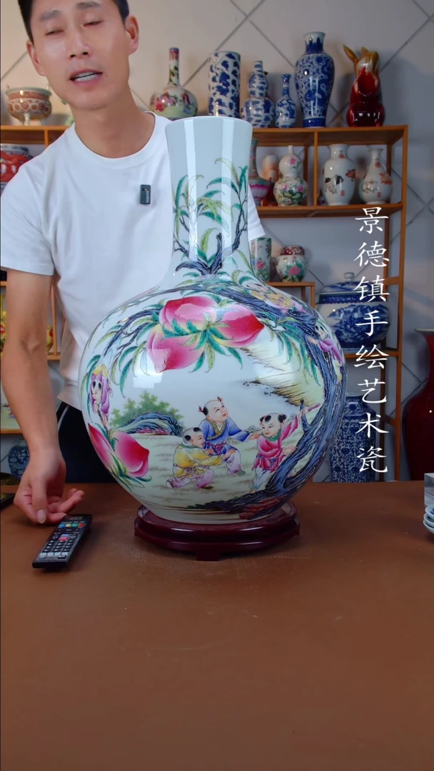 现代用****7景德镇手工手绘陶瓷摆件37