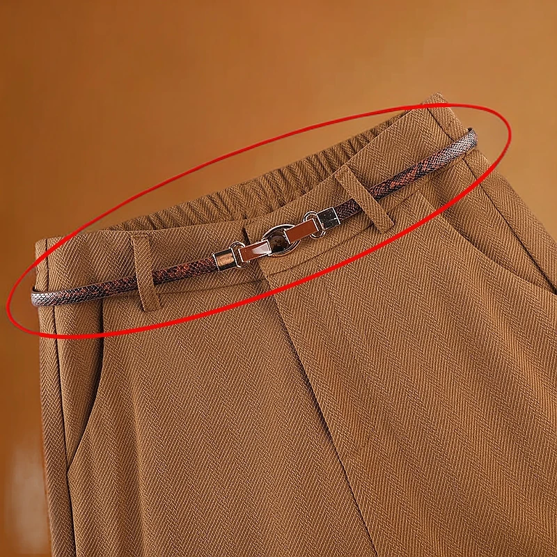 腰带百搭女细松紧腰冬季腰带配饰2024年新款